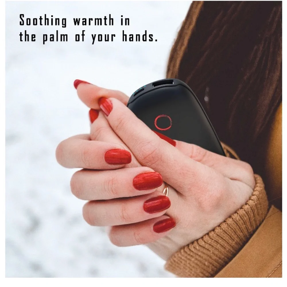 Pocket Juice Hybrid Heat, Rechargeable Pocket Hand Warmer and 5200mAh USB Power